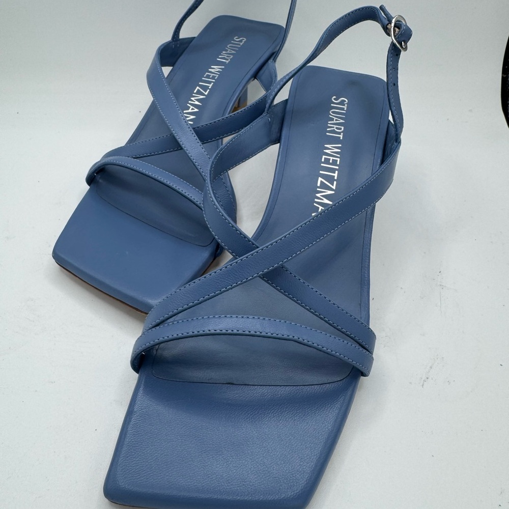 Stuart Weitzman ‘Oasis 50’ Slingback Kitten Heal Sandals